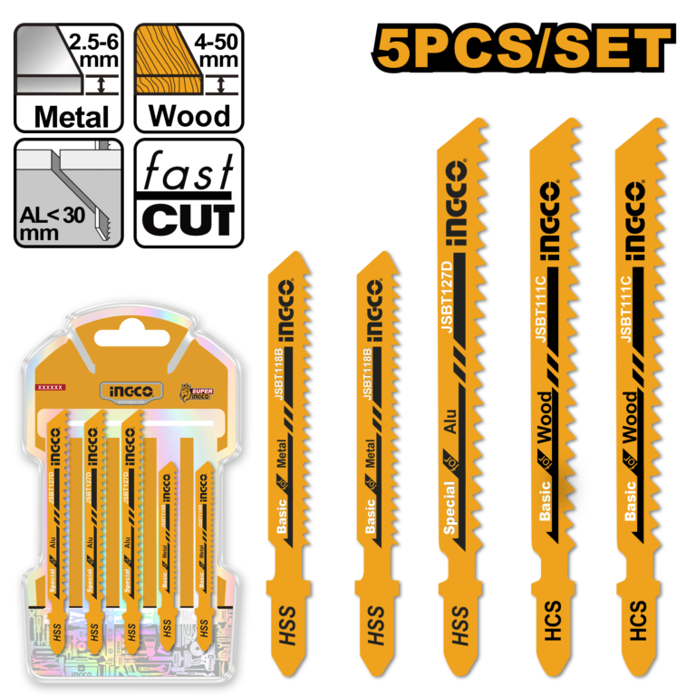 juego de hojas de sierra de calar 5pcs