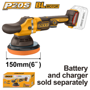 pulidora inalámbrica brushless 6" 20v