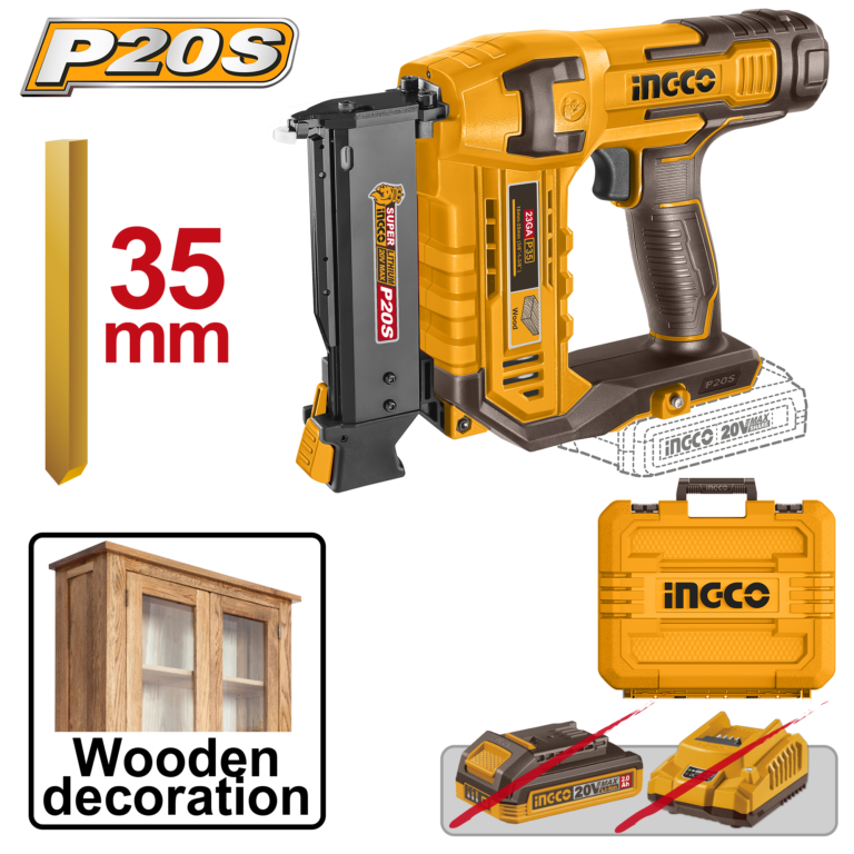 clavadora inalámbrica cal. 23 10 35mm p20s 20v