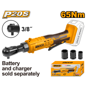 matraca de impacto inalámbrica 3/8" 65n.m (brushless) 20v