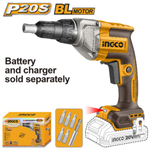 destornillador inalámbrico 1/4" brushless para tablarroca 20v