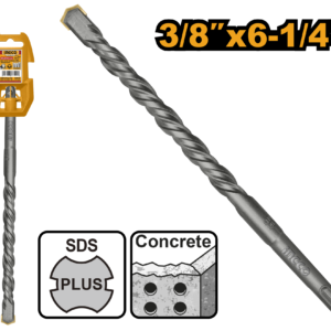 broca para percutor 3/8"x6 1/4"
