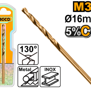 broca metálica baño titanio m35 hss