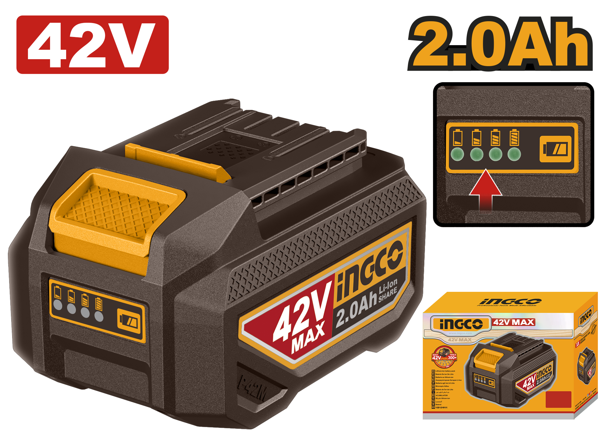 bateria de iones de litio p42m 2.0ah 42v batería de iones de litio p42m 2.0ah 42v