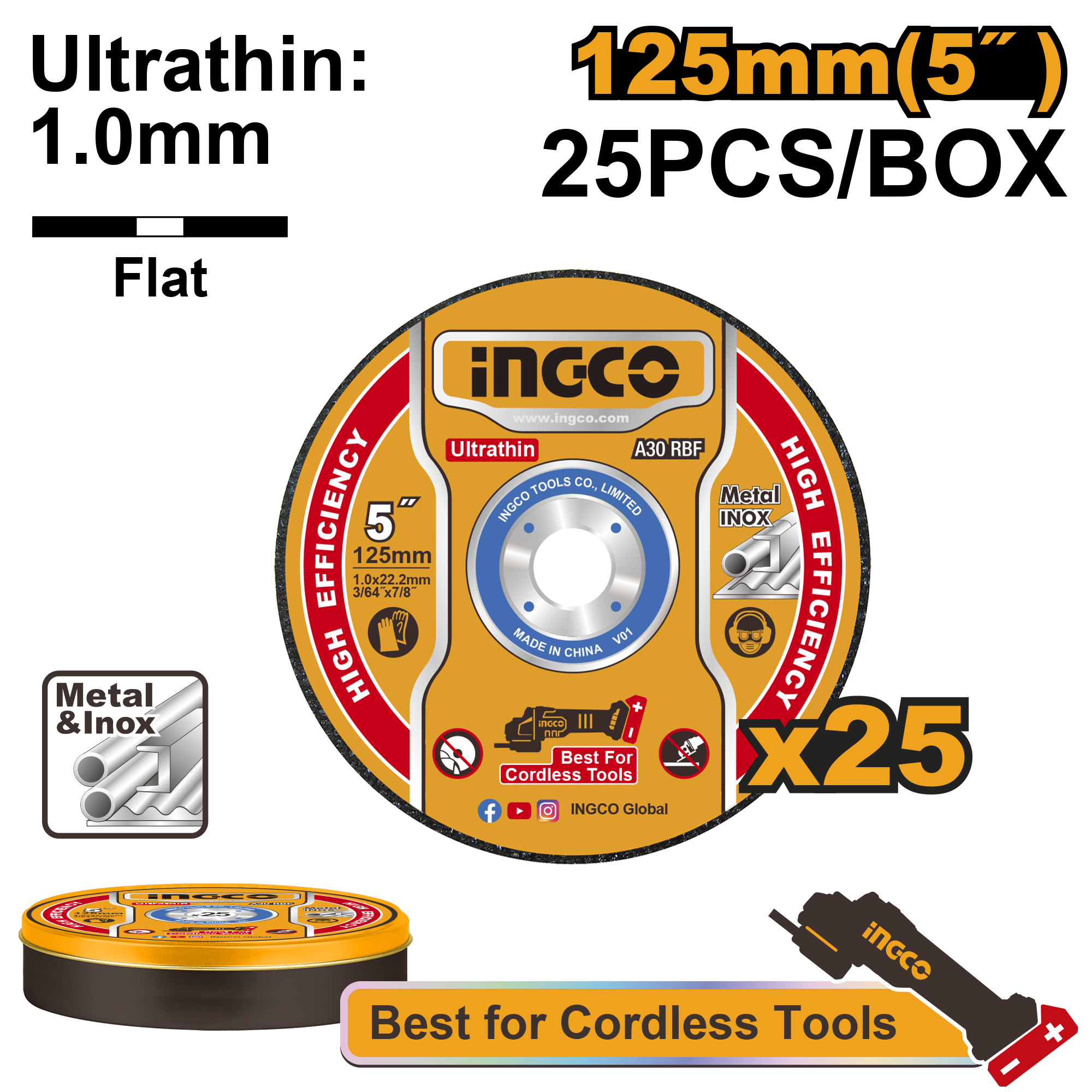 juego de discos de corte para metal ultrafinos 25pcs juego de discos de corte para metal ultrafinos 25pcs