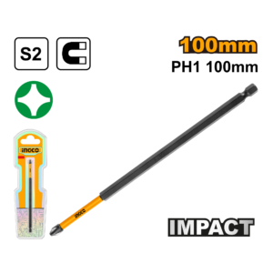 punta para destornillador impacto s2 ph1 100mm
