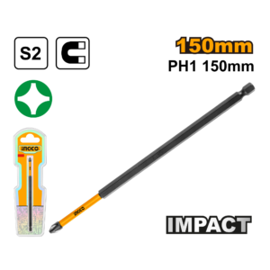 punta para destornillador impacto s2 ph1 150mm