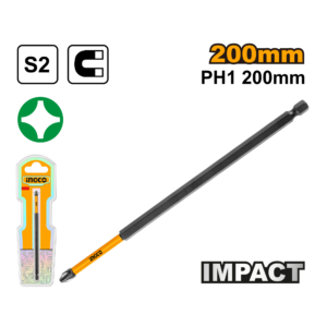 punta para destornillador impacto s2 ph1 200mm