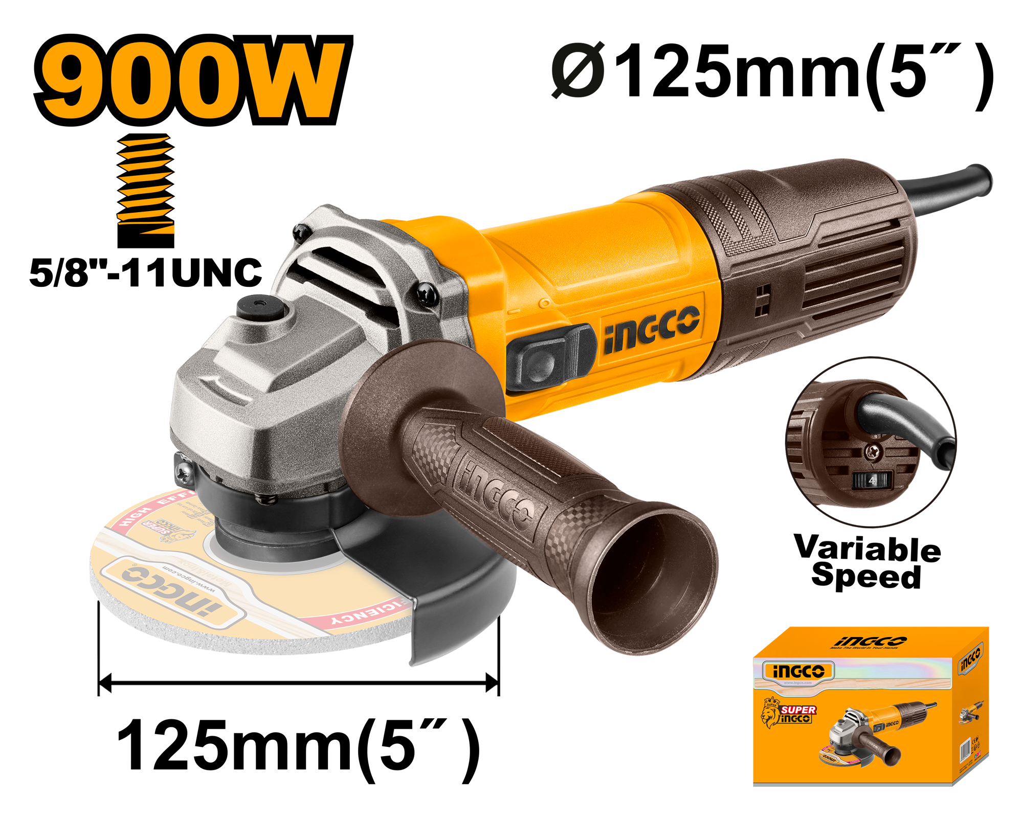 amoladora angular electrica 5" 900w amoladora angular eléctrica 5" 900w