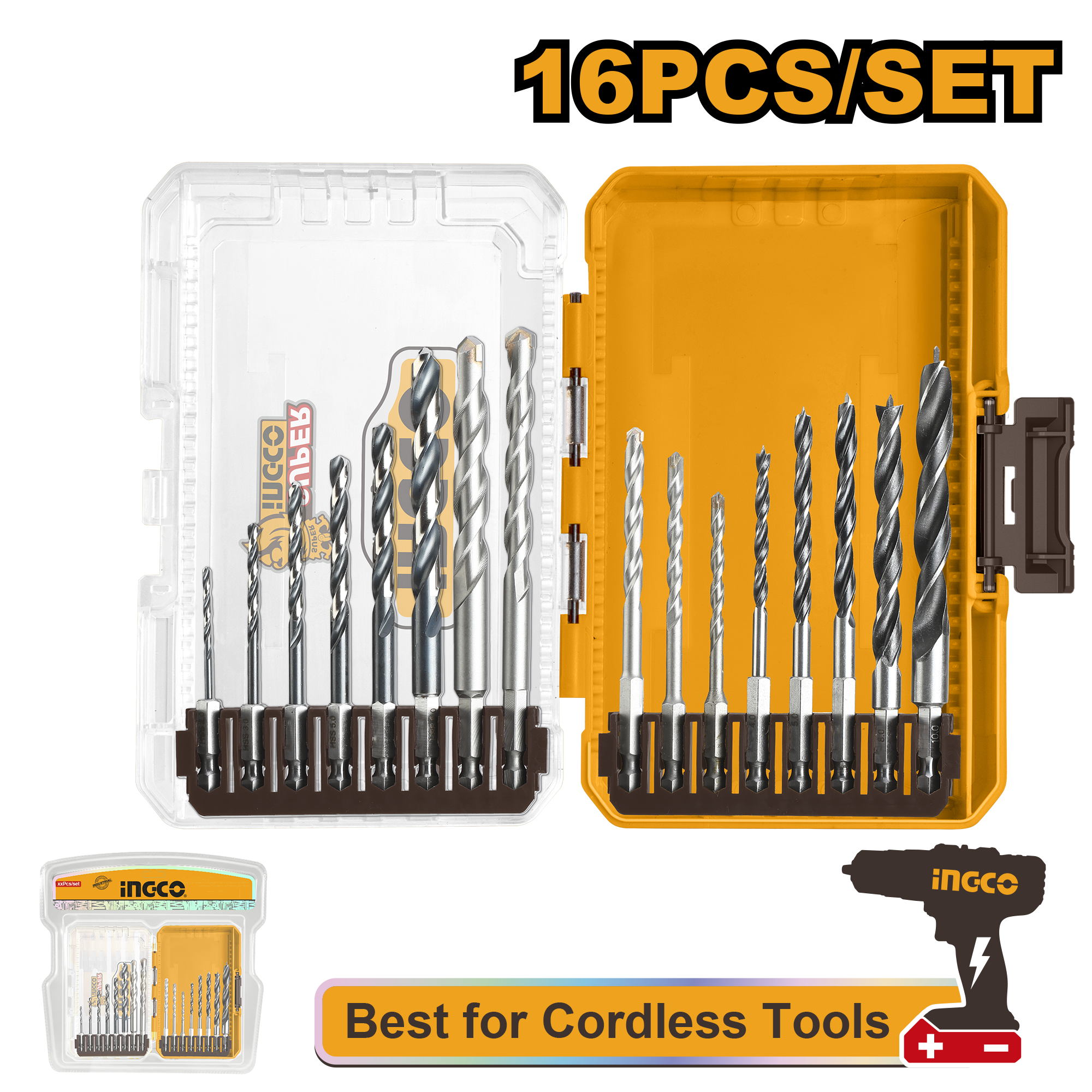set de brocas multiples 16pcs set de brocas multiples 16pcs