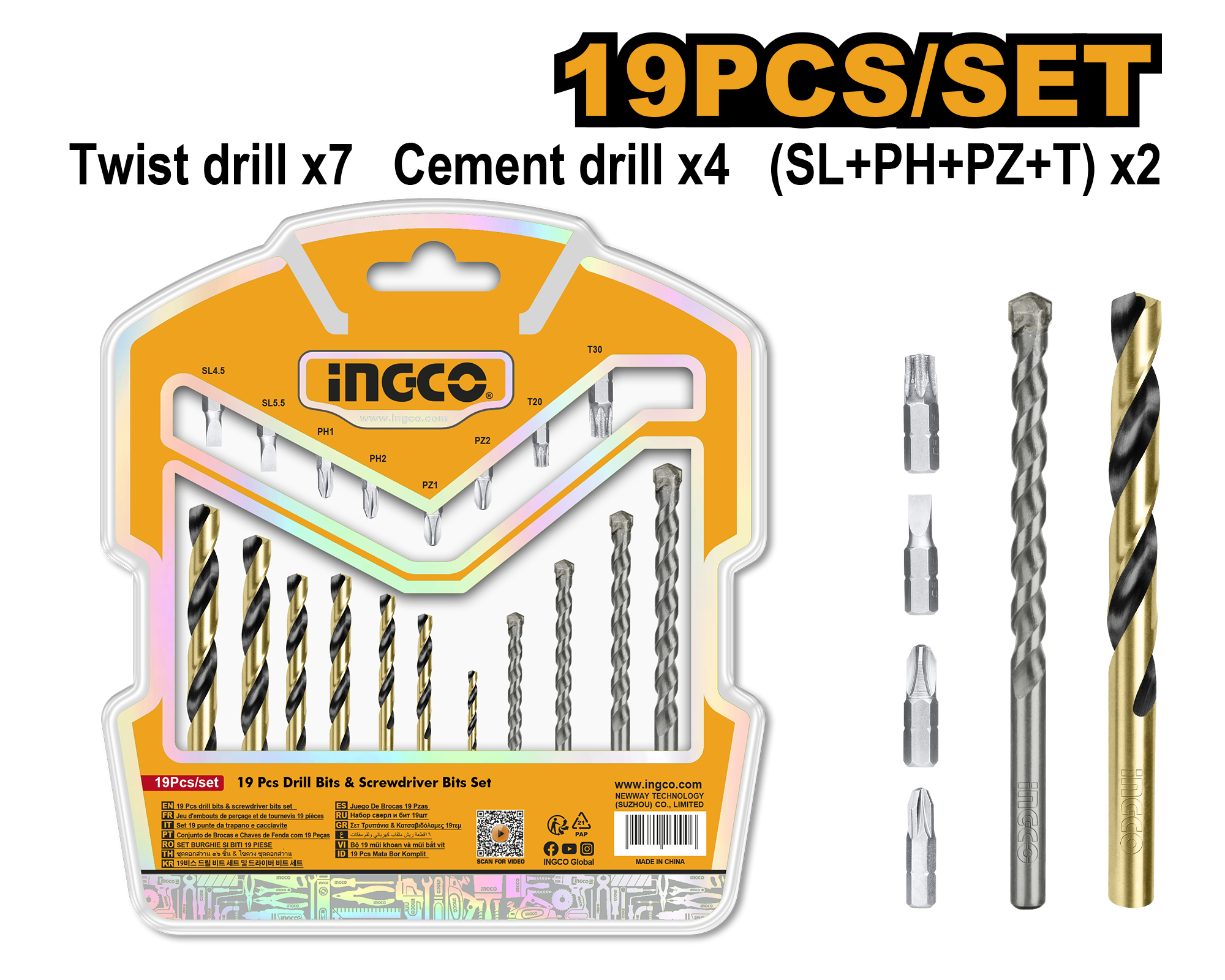 set de brocas y puntas para destornillado 19pcs set de brocas y puntas para destornillado 19pcs