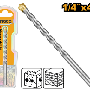 broca p/concreto 1/4"x4"