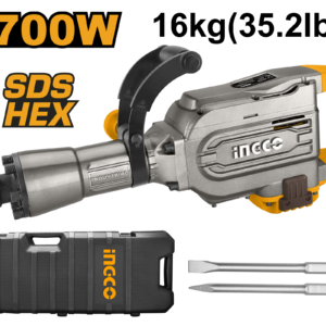 martillo demoledor eléctrico 16kg(35.2lbs) 1700w 1400bpm