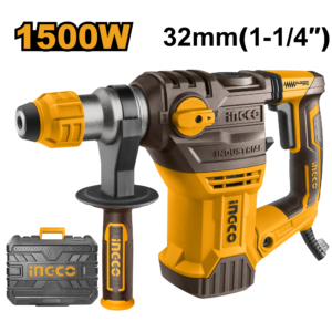 roto martillo perforador rotativo eléctrico de 1 1/4" 1500w 850rpm