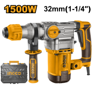 roto martillo perforador rotativo eléctrico de 1 1/4" 1500w 950rpm