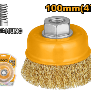 cepillo de copa de alambre 4"